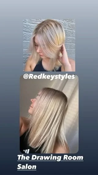 Blonde hair reel by Tina Redkey