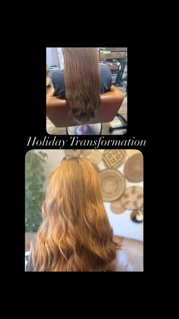 Holiday hair transformation by Tina Redkey