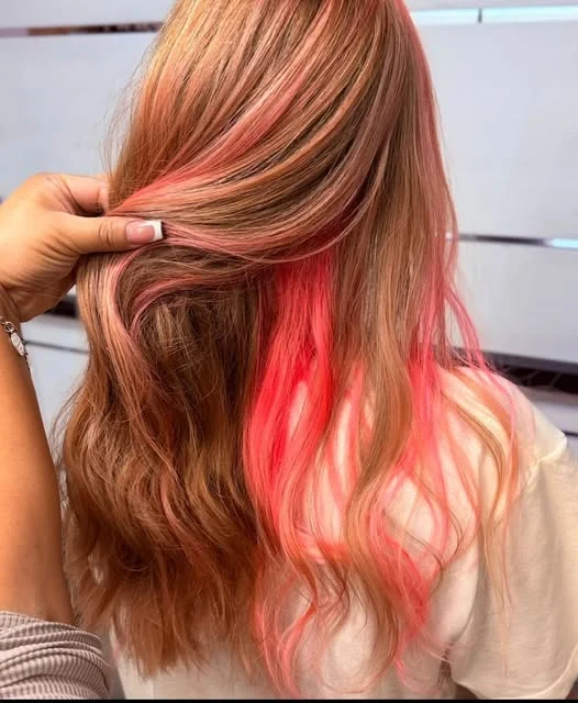 Pink dimensional color by Tina Redkey